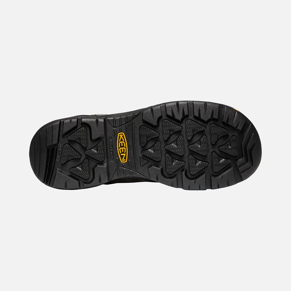 Botte de Travail Keen Homme Noir | Portland 6\" Waterproof (Carbon-Fiber Toe) | VHNZR-0936